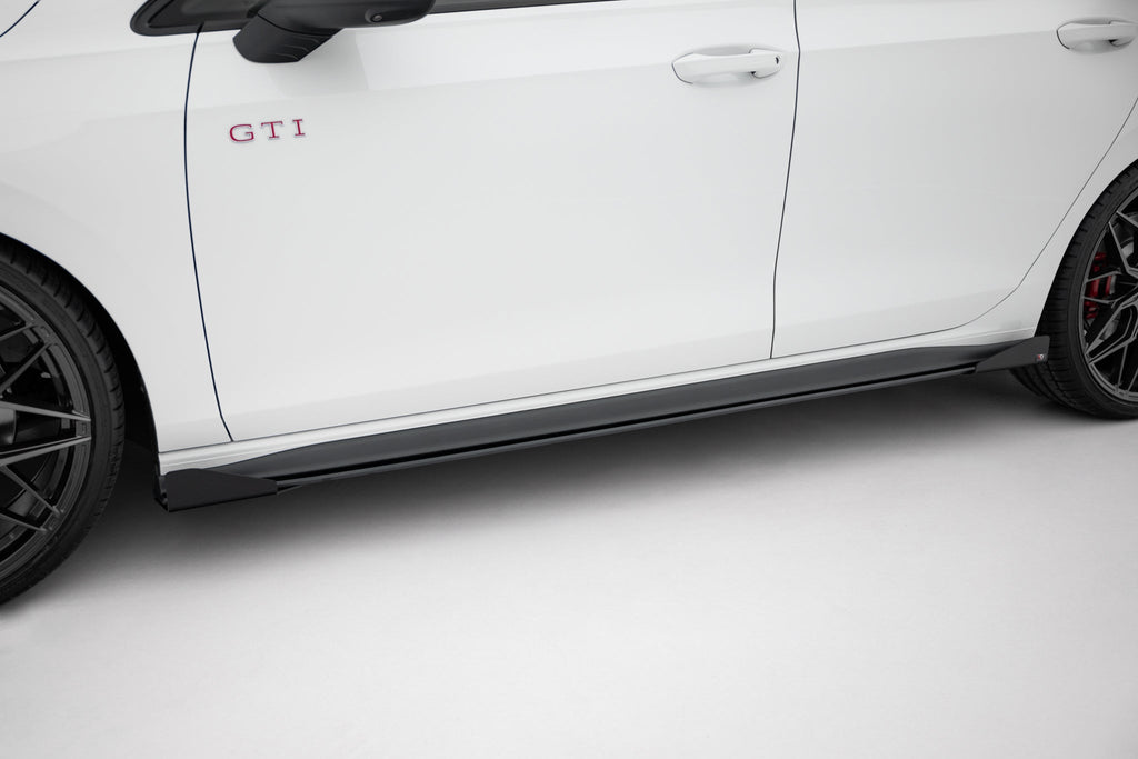 Maxton Design Street Pro Side Skirts Diffusers + Flaps para Volkswagen Golf GTI / GTE / GTI Clubsport / R-Line Mk8 - imagen 2