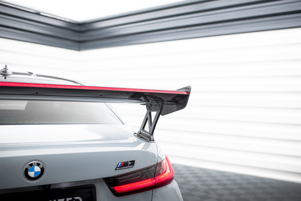 Maxton Design Alerón de carbono With External Brackets Uprights + LED BMW M3 G80 / M340i G20 / 3 M-Pack G20 / 3 Standard G20 - imagen 4