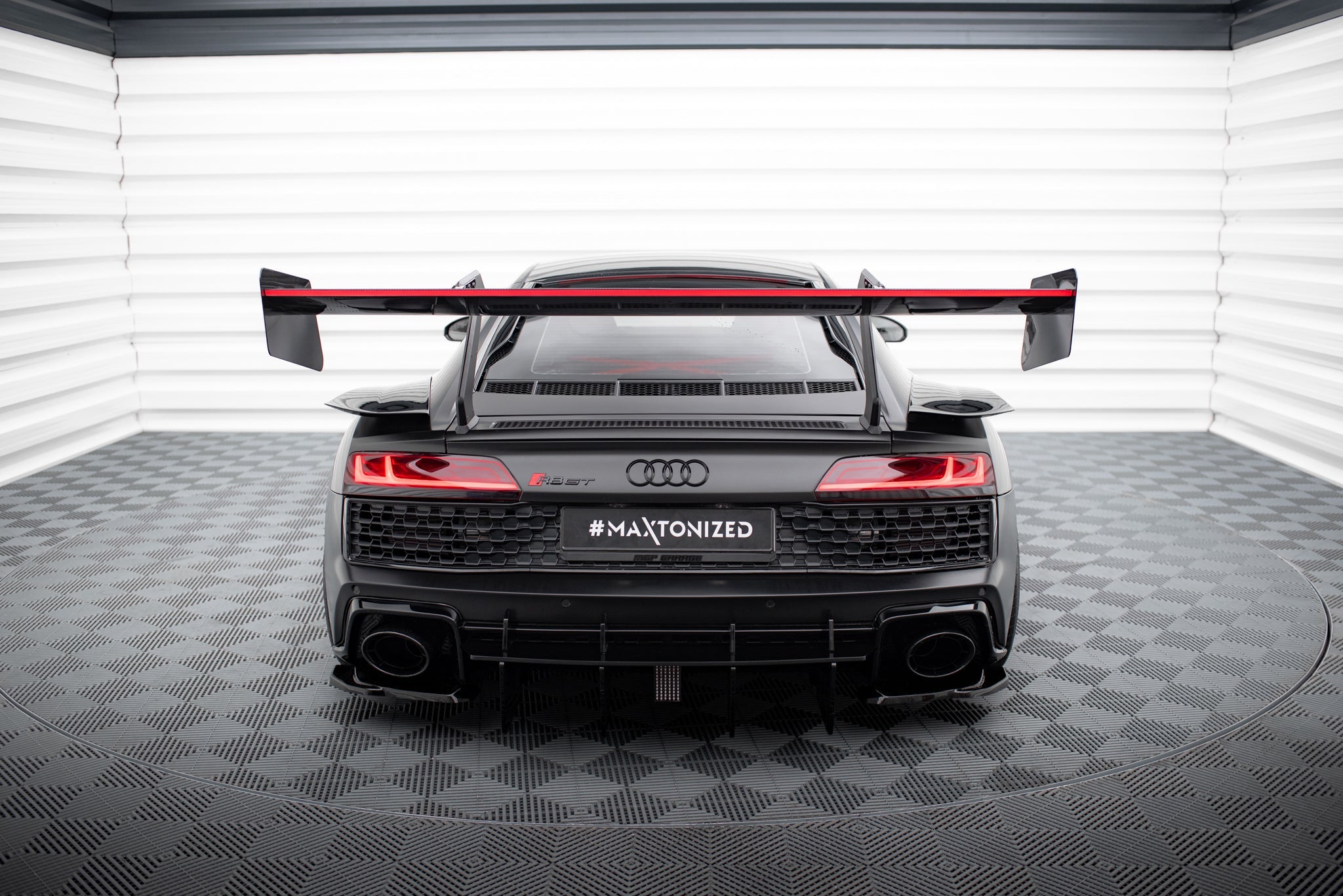 Maxton Design Alerón de carbono + LED para Audi R8 Mk2 - imagen 2