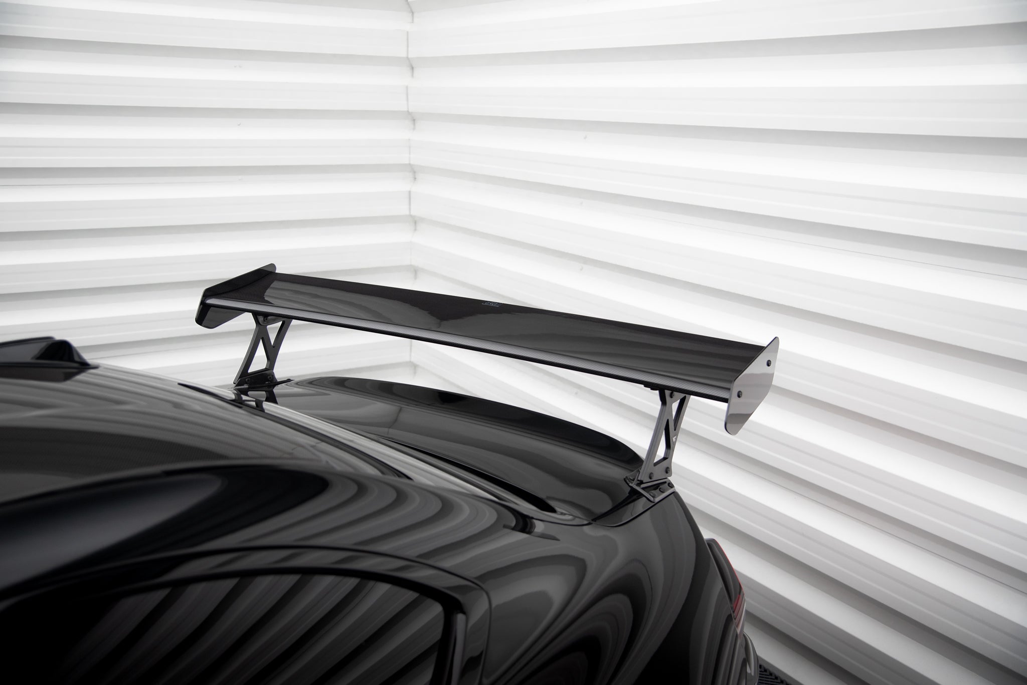 Maxton Design Carbon Fiber Spoiler With External Brackets Uprights +LED light para BMW M2 G87 / M240i / 2 M-Pack / 2 Standard G42 - imagen 8