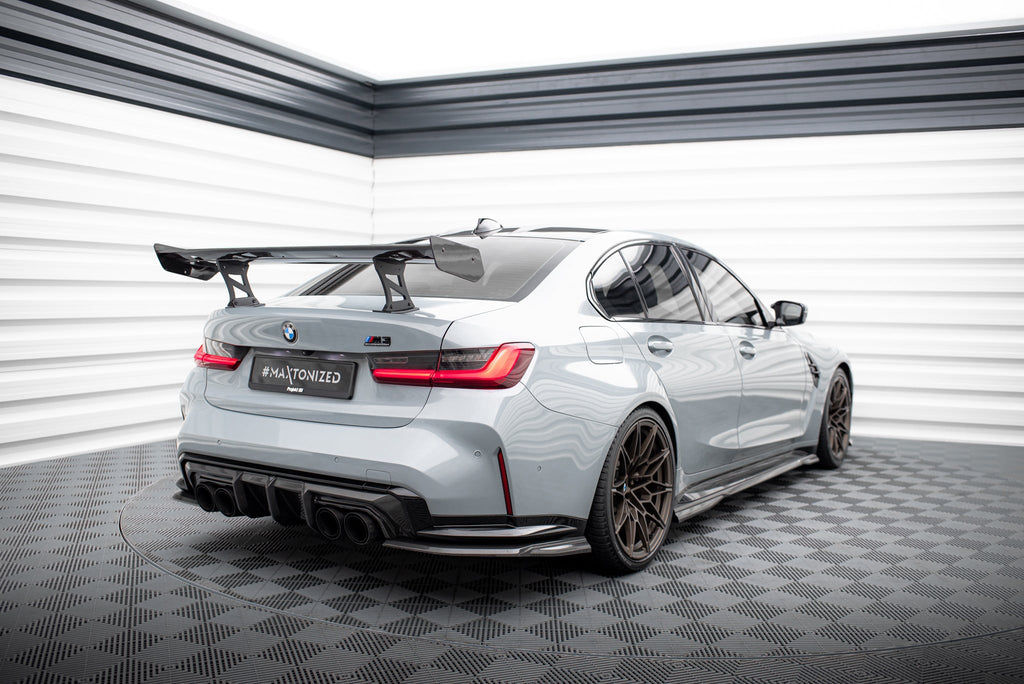 Maxton Design Alerón de carbono With Internal Brackets Uprights para BMW M3 G80 / M340i G20 / 3 M-Pack G20 / 3 Standard G20 - imagen 1