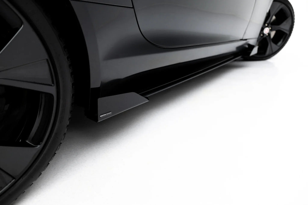 Maxton Design Street Pro Side Skirts Diffusers + Flaps para Jaguar F-Type X152 Facelift 2 - imagen 3