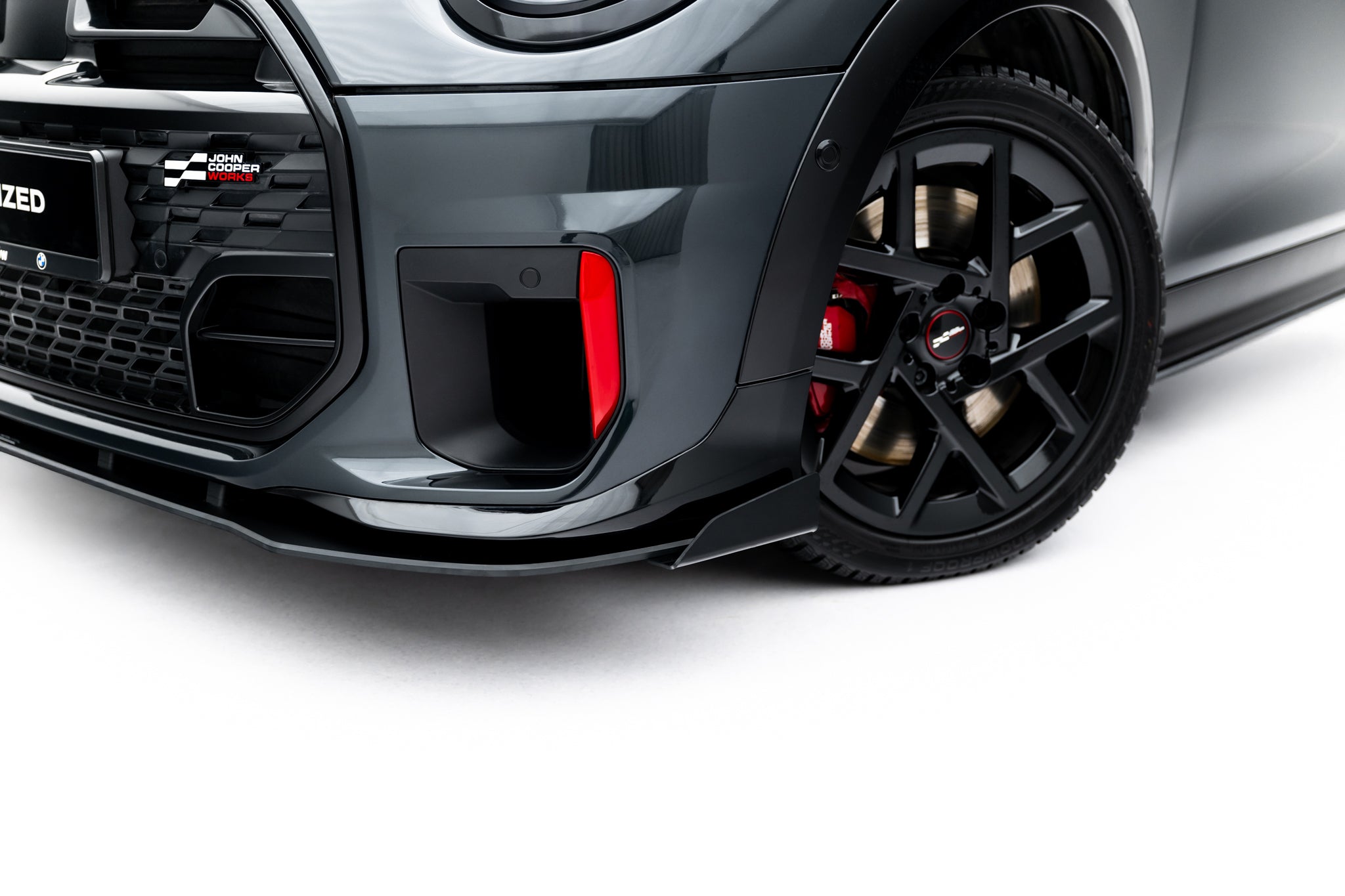 Maxton Design Street Pro Front Splitter + Flaps para Mini Cooper John Cooper Works F66 - imagen 6