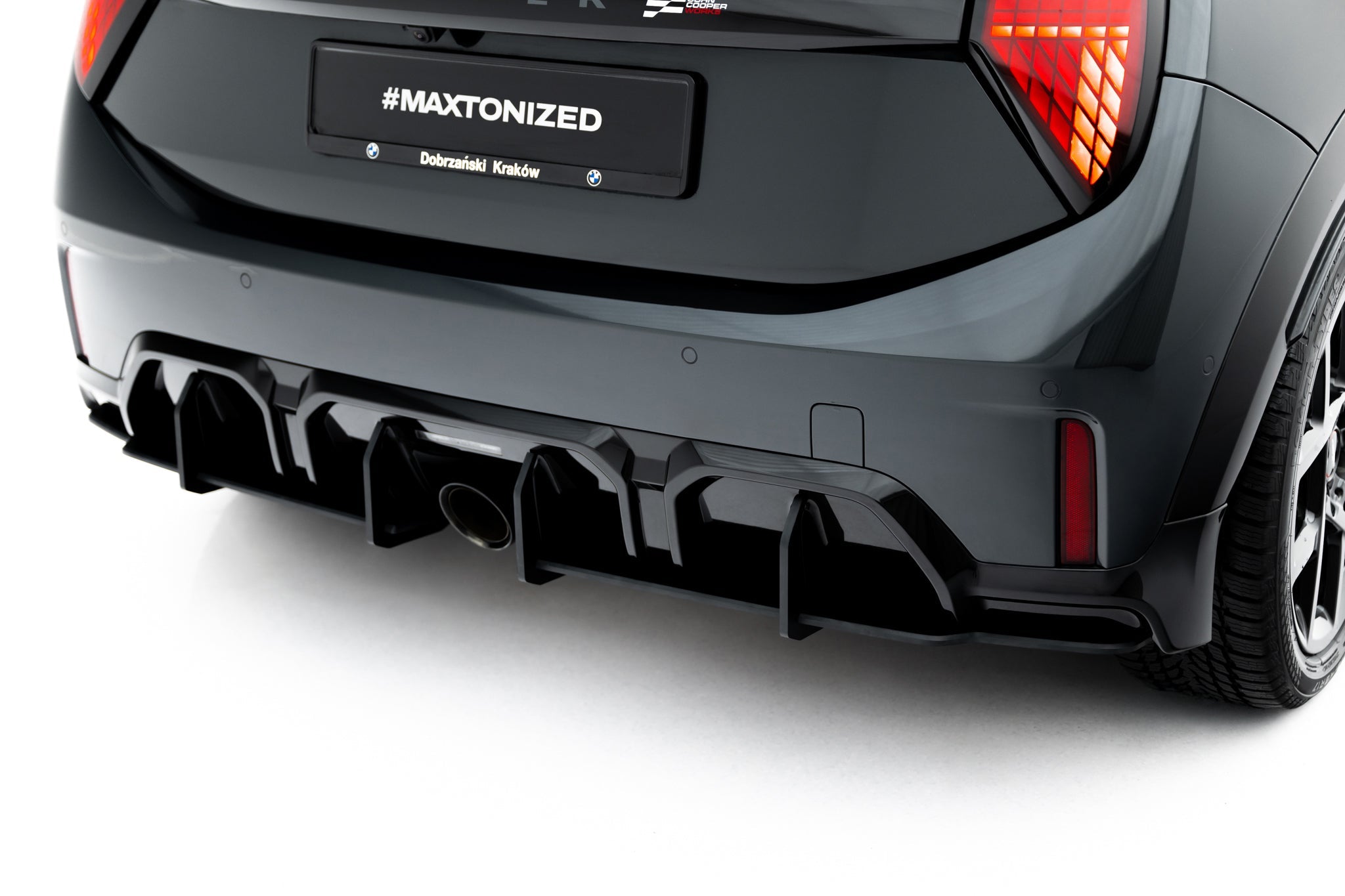 Maxton Design Street Pro Rear Diffuser para Mini Cooper John Cooper Works F66 - imagen 3