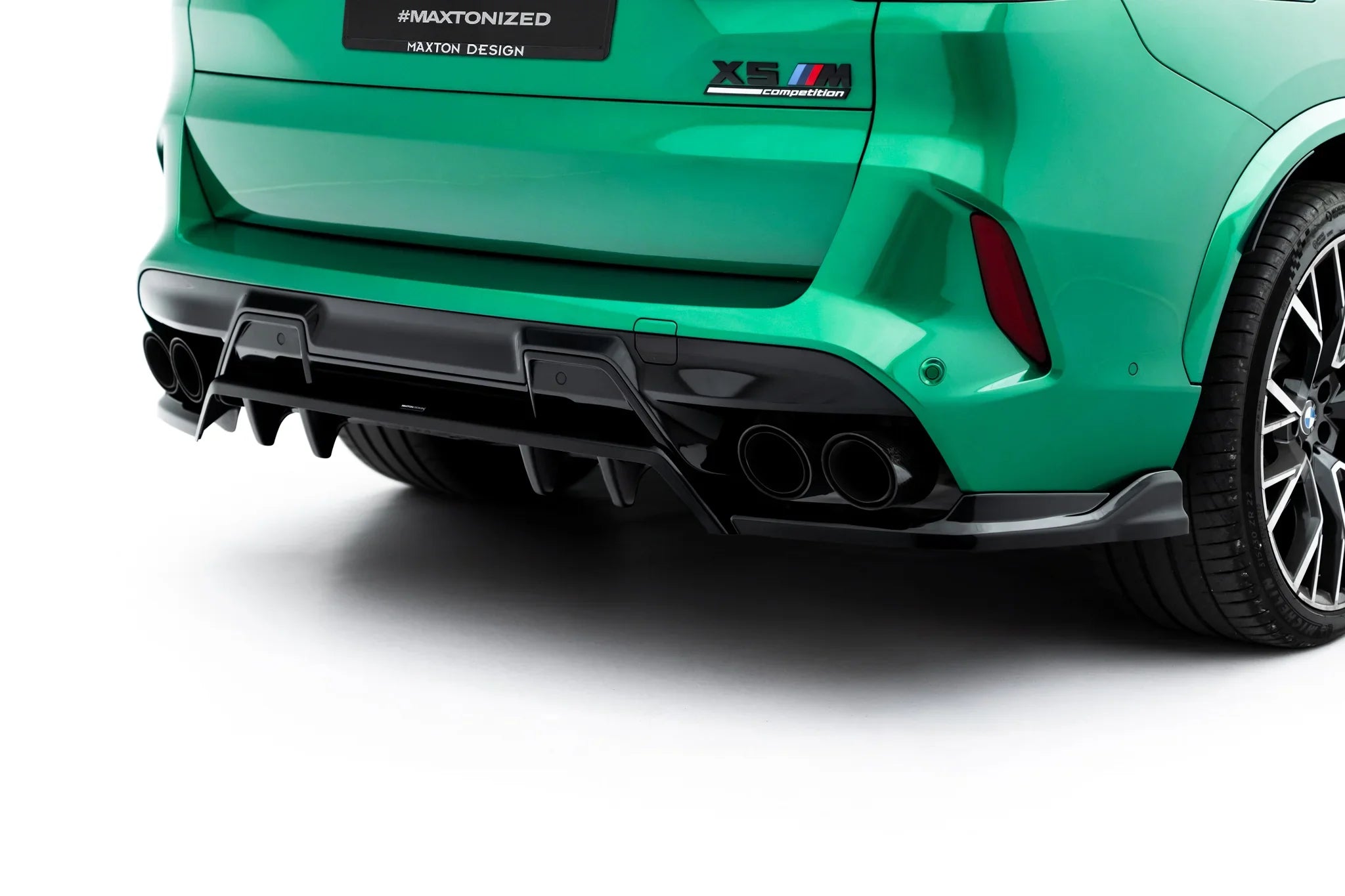 Maxton Design Splitter trasero (With Vertical Bars) para BMW X5 M F95 / F95 Facelift - imagen 3
