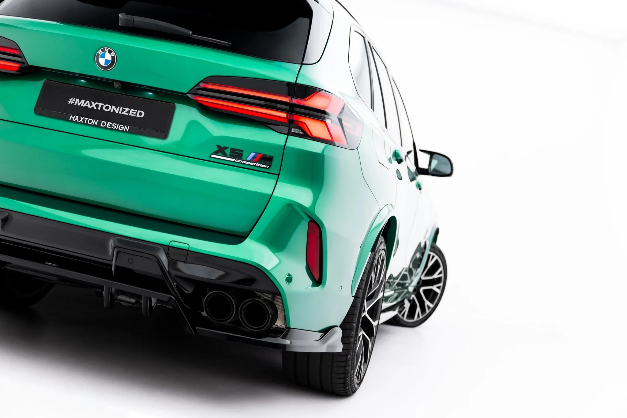 Maxton Design Splitter trasero (With Vertical Bars) para BMW X5 M F95 / F95 Facelift - imagen 2