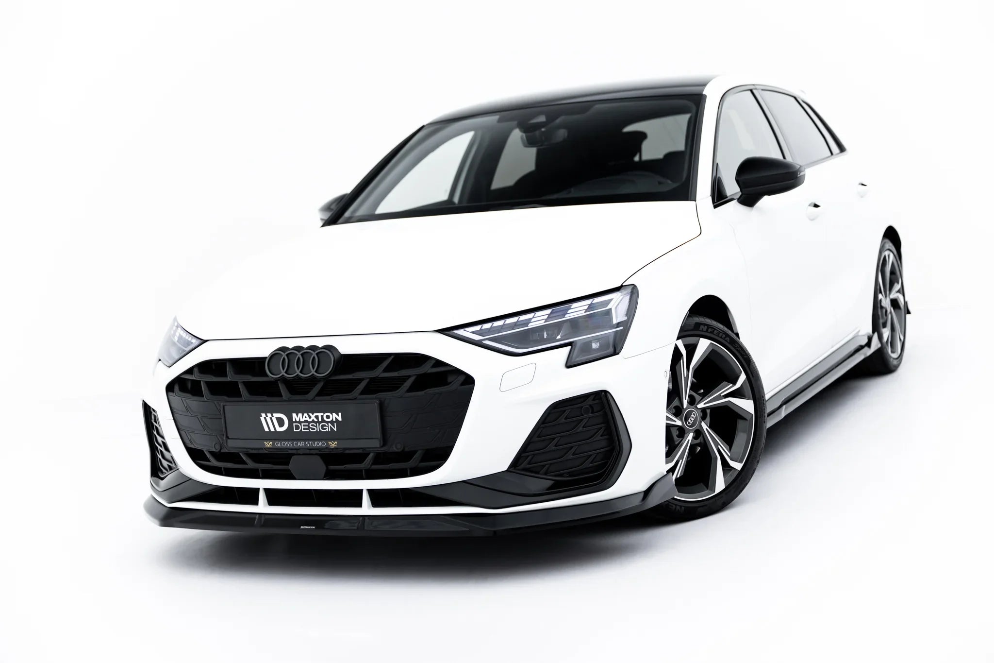 Maxton Design Splitter delantero V.3 para Audi S3 Sportback / A3 S-line Sportback 8Y Facelift - imagen 3