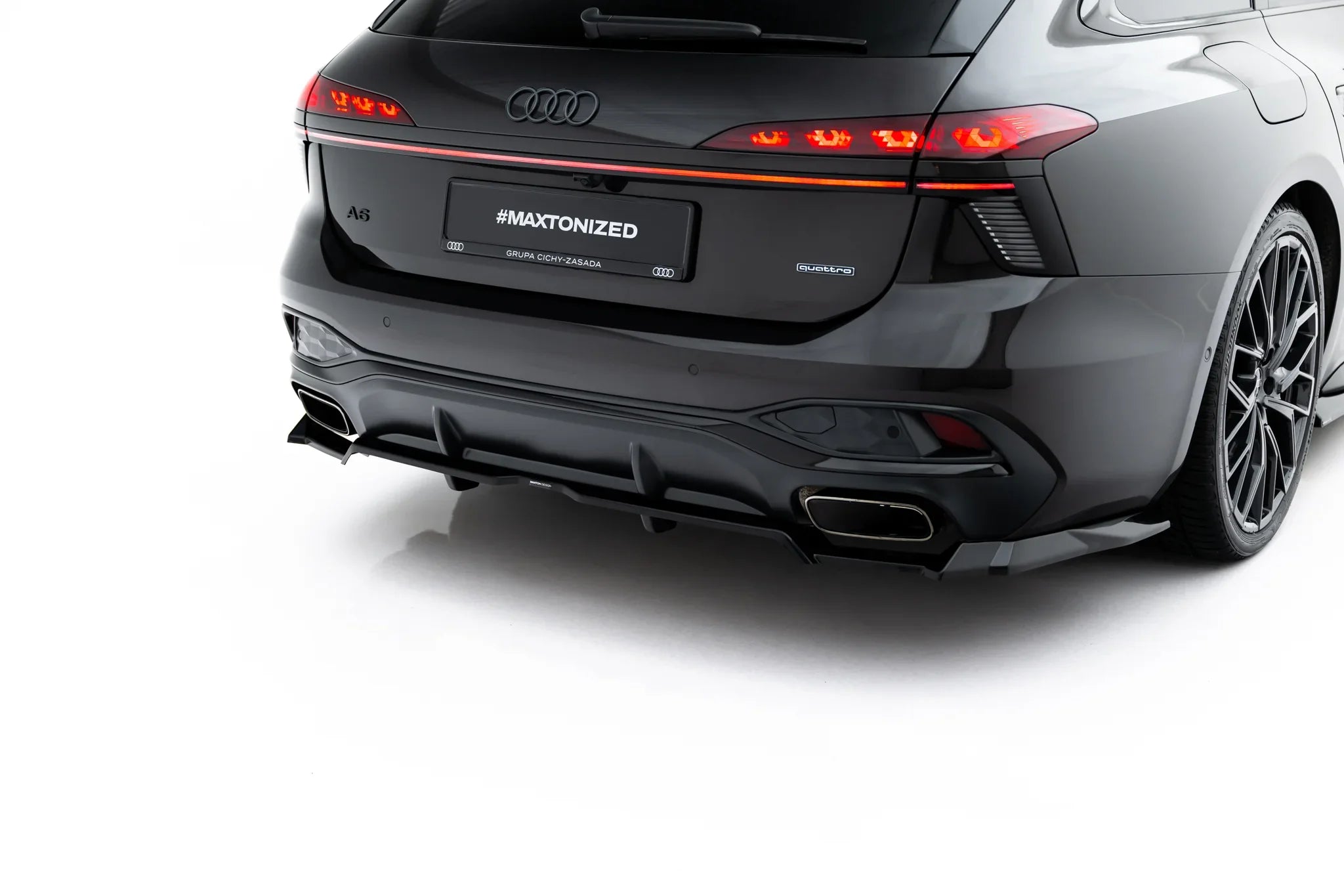 Maxton Design Splitter trasero (with vertical bars) V.3 para Audi A6 S-Line C9 - imagen 2