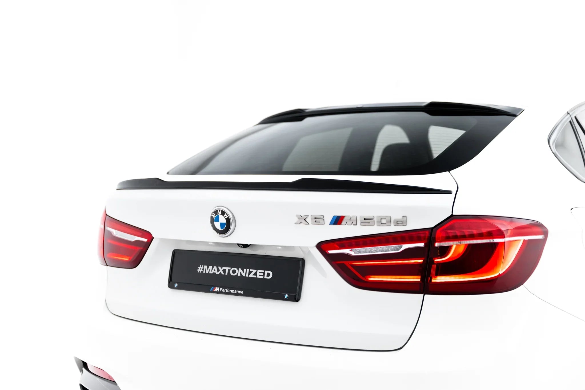 Maxton Design Extensión de alerón 3D V.1 para BMW X6 F16 M-Pack / X6 M F86 - imagen 3