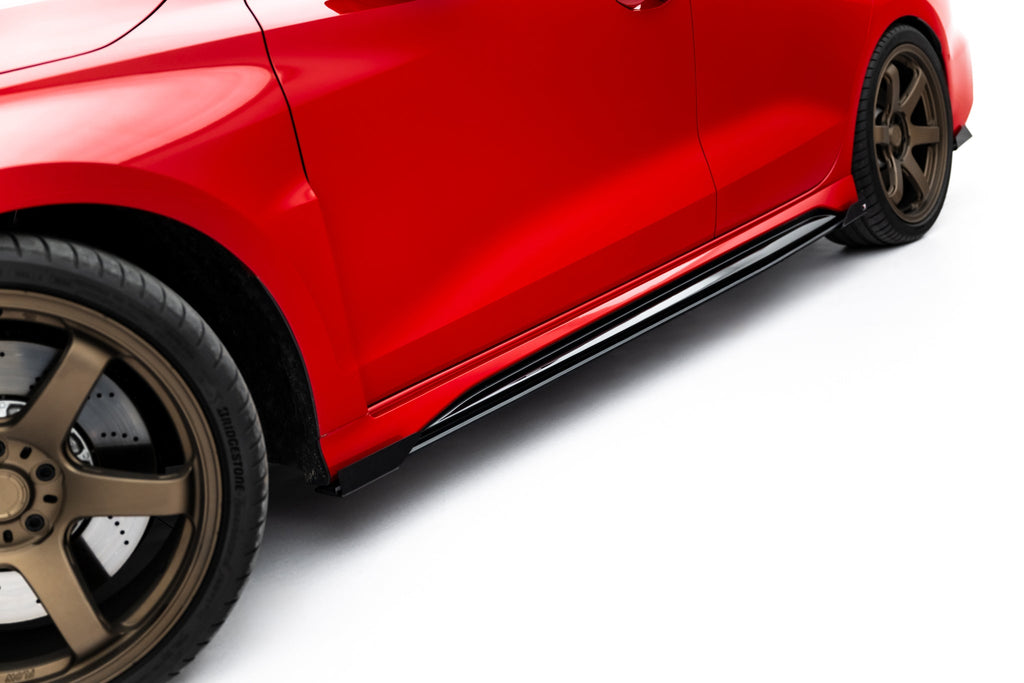 Maxton Design Street Pro Side Skirts Diffusers + Flaps para Audi RS3 Sedan 8Y Facelift - imagen 3