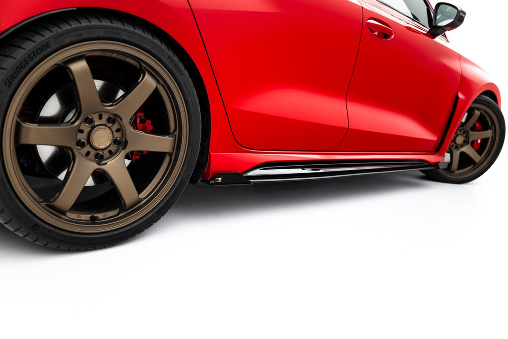 Maxton Design Street Pro Side Skirts Diffusers + Flaps para Audi RS3 Sedan 8Y Facelift - imagen 4