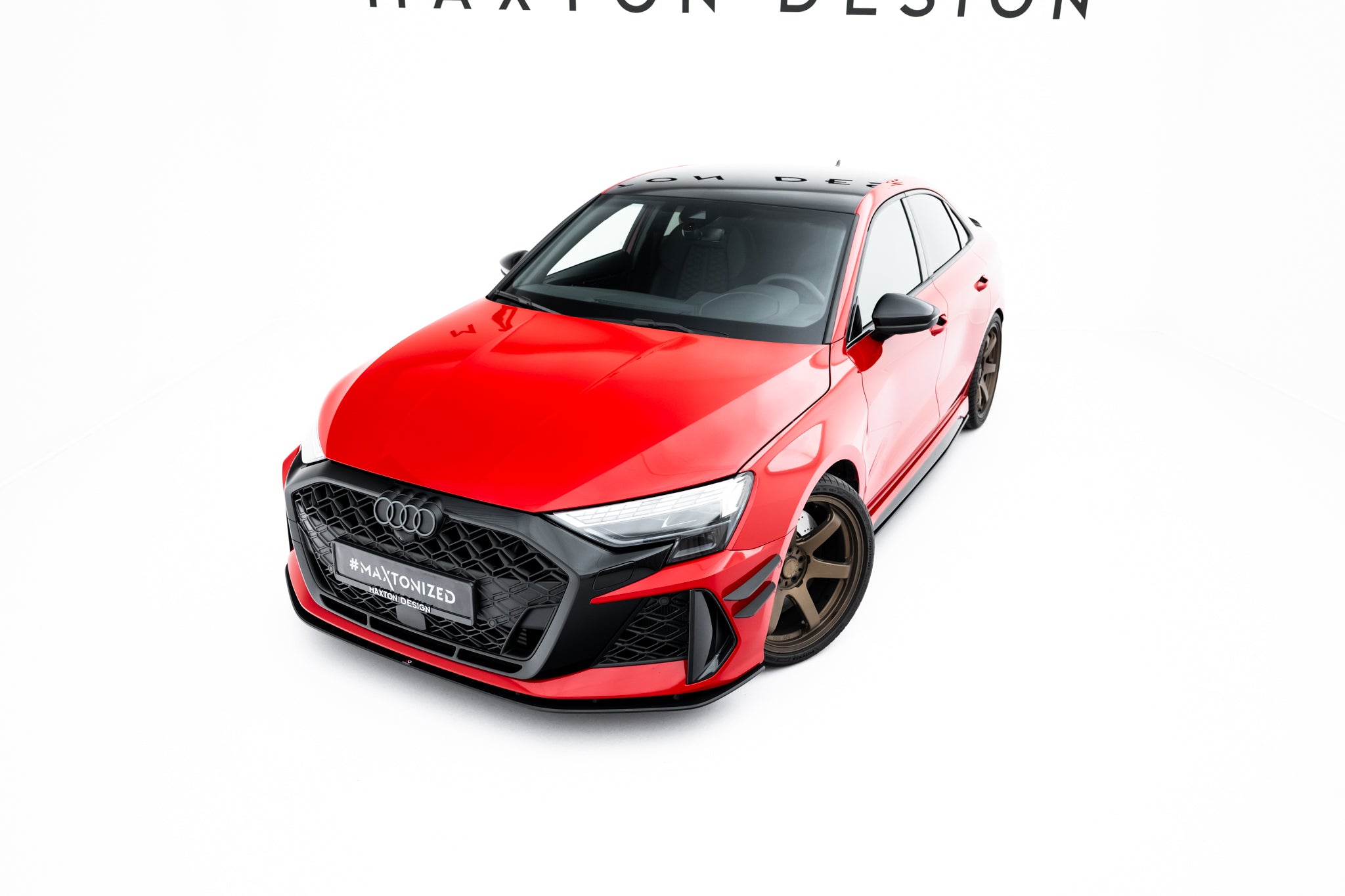 Maxton Design Street Pro Front Splitter para Audi RS3 Sedan 8Y Facelift - imagen 4