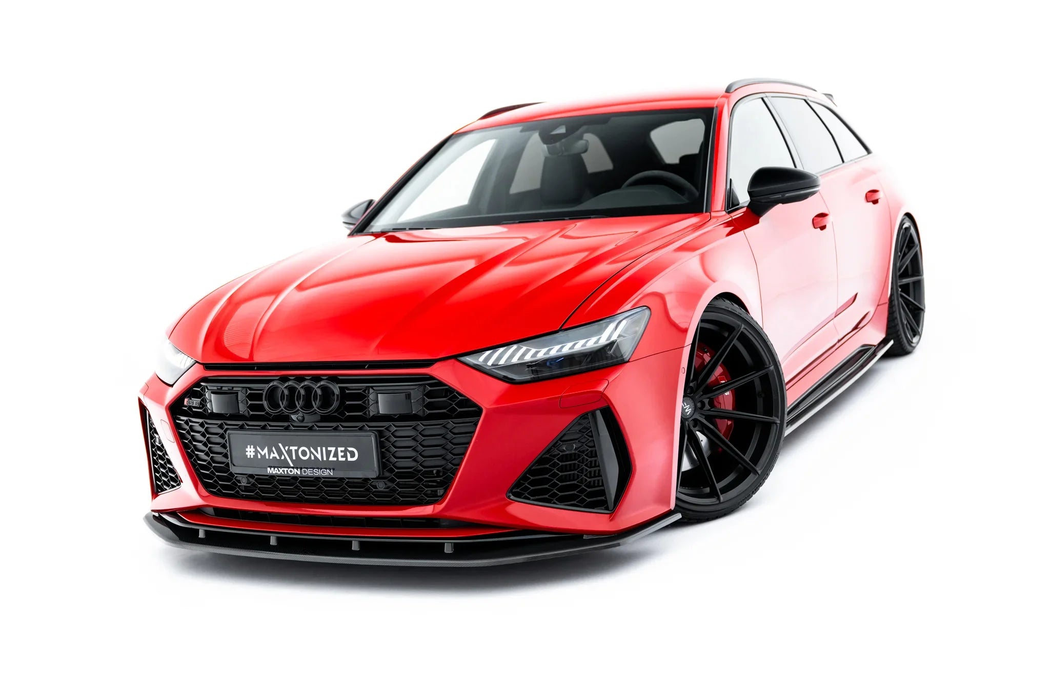 Maxton Design Splitter delantero de fibra de carbono pre-preg para Audi RS6 C8 / C8 Facelift - imagen 1