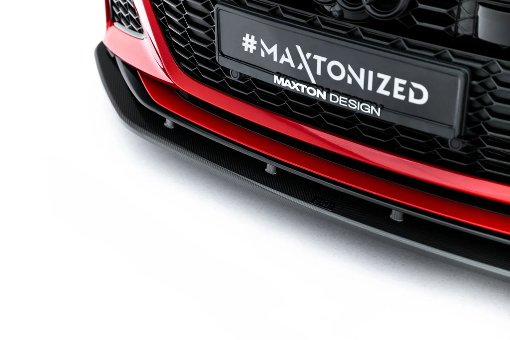 Maxton Design Splitter delantero de fibra de carbono pre-preg para Audi RS6 C8 / C8 Facelift - imagen 6