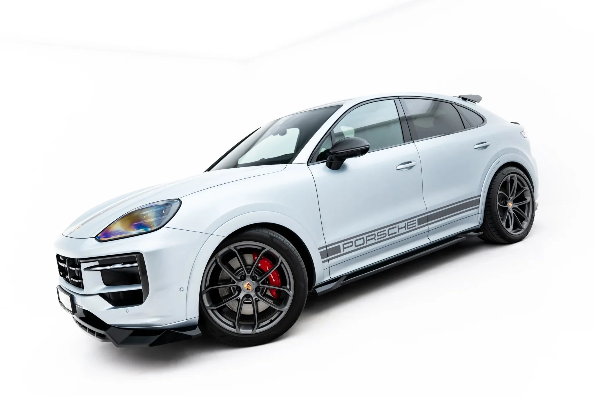 Maxton Design Set of Splitters para Porsche Cayenne GTS / Turbo Sport Pack / Turbo E-Hybrid GT Pack Coupe Mk3 Facelift - imagen 1