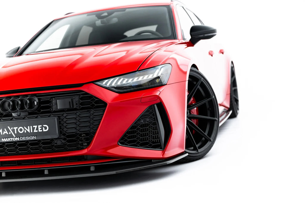 Maxton Design Splitter delantero de fibra de carbono pre-preg para Audi RS6 C8 / C8 Facelift - imagen 5