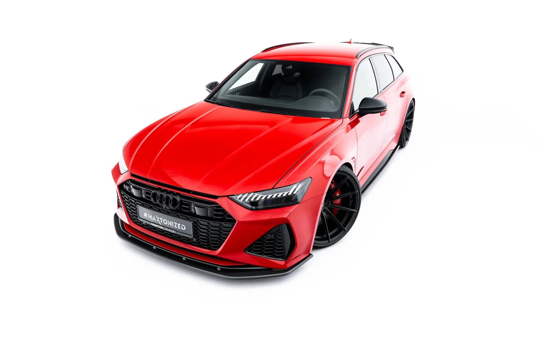 Maxton Design Splitter delantero de fibra de carbono pre-preg para Audi RS6 C8 / C8 Facelift - imagen 3