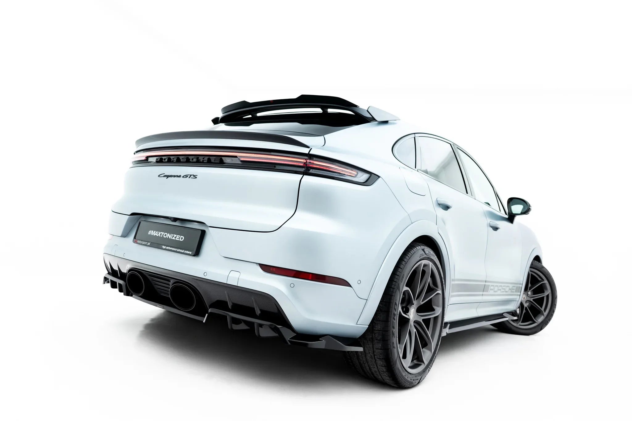 Maxton Design Set of Splitters para Porsche Cayenne GTS / Turbo Sport Pack / Turbo E-Hybrid GT Pack Coupe Mk3 Facelift - imagen 11