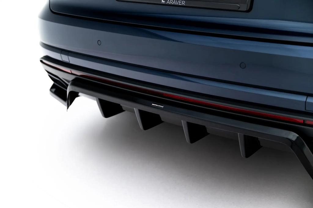 Maxton Design Splitter trasero (with vertical bars) para Volkswagen Touareg Elegance Mk3 Facelift - imagen 5