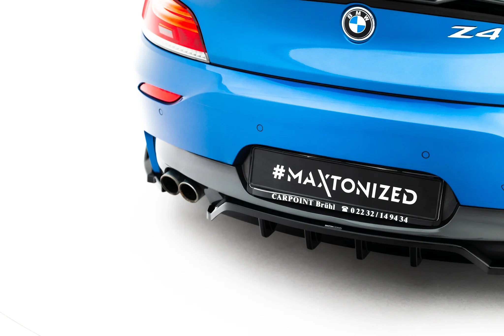 Maxton Design Splitter trasero (with vertical bars) V.2 para BMW Z4 M-Pack E89 Facelift - imagen 4