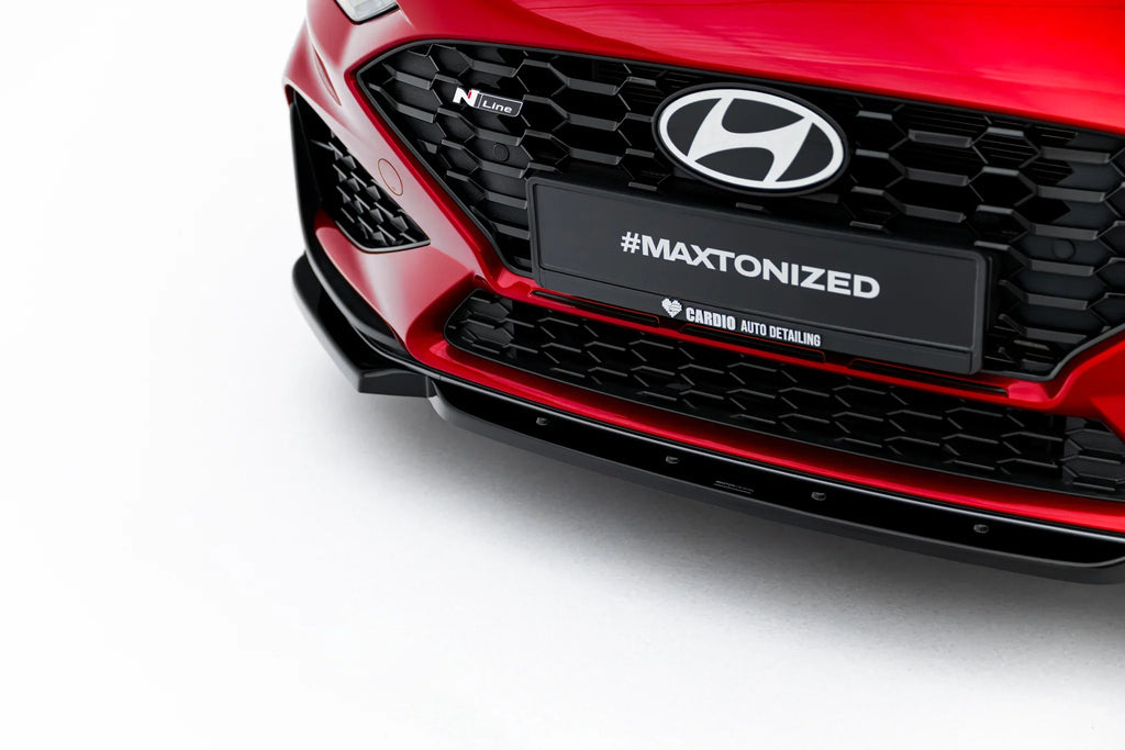Maxton Design Splitter delantero V.1 + Flaps para Hyundai I30 N-Line Wagon Mk3 Facelift - imagen 5