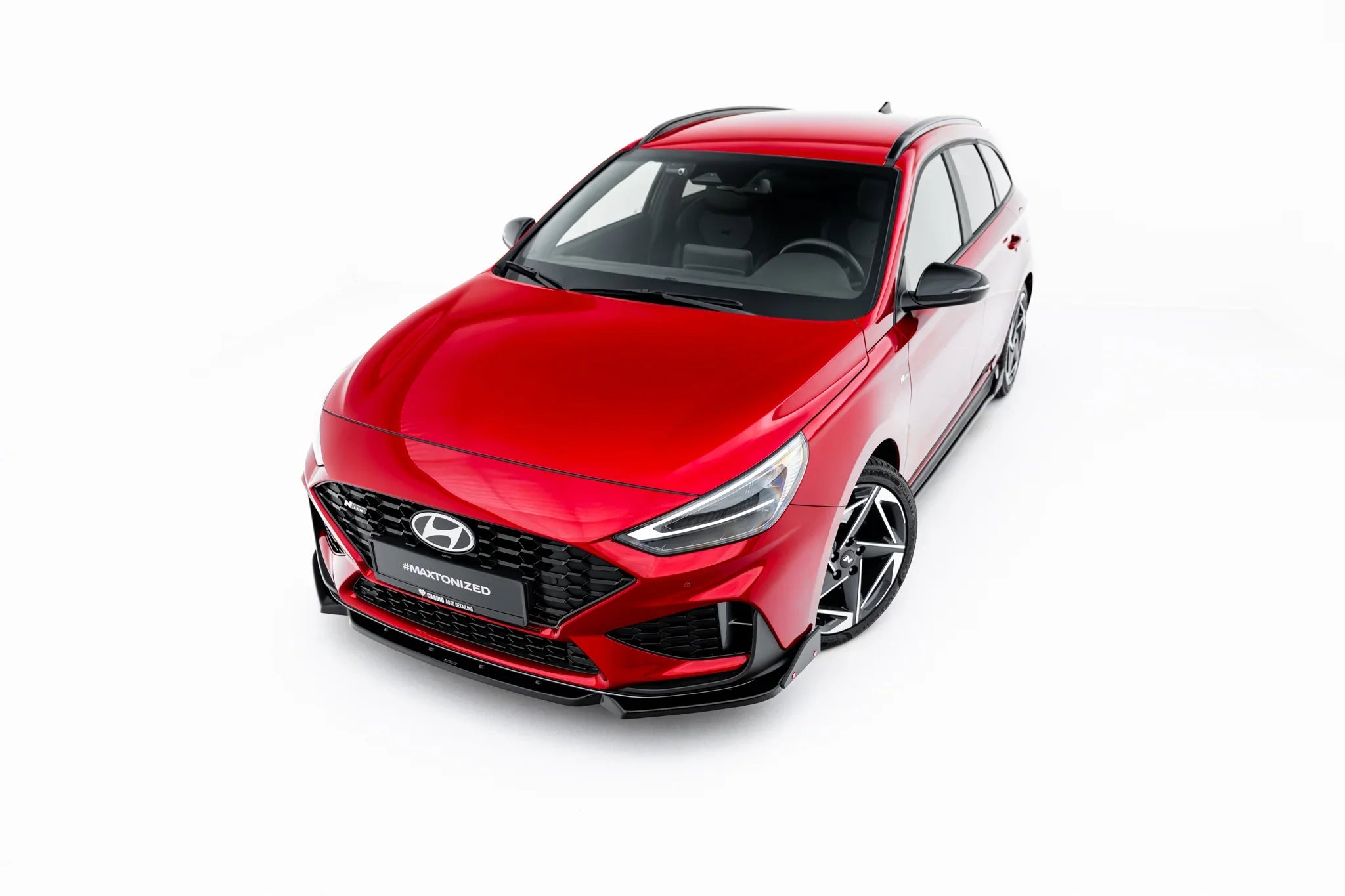 Maxton Design Splitter delantero V.1 + Flaps para Hyundai I30 N-Line Wagon Mk3 Facelift - imagen 2