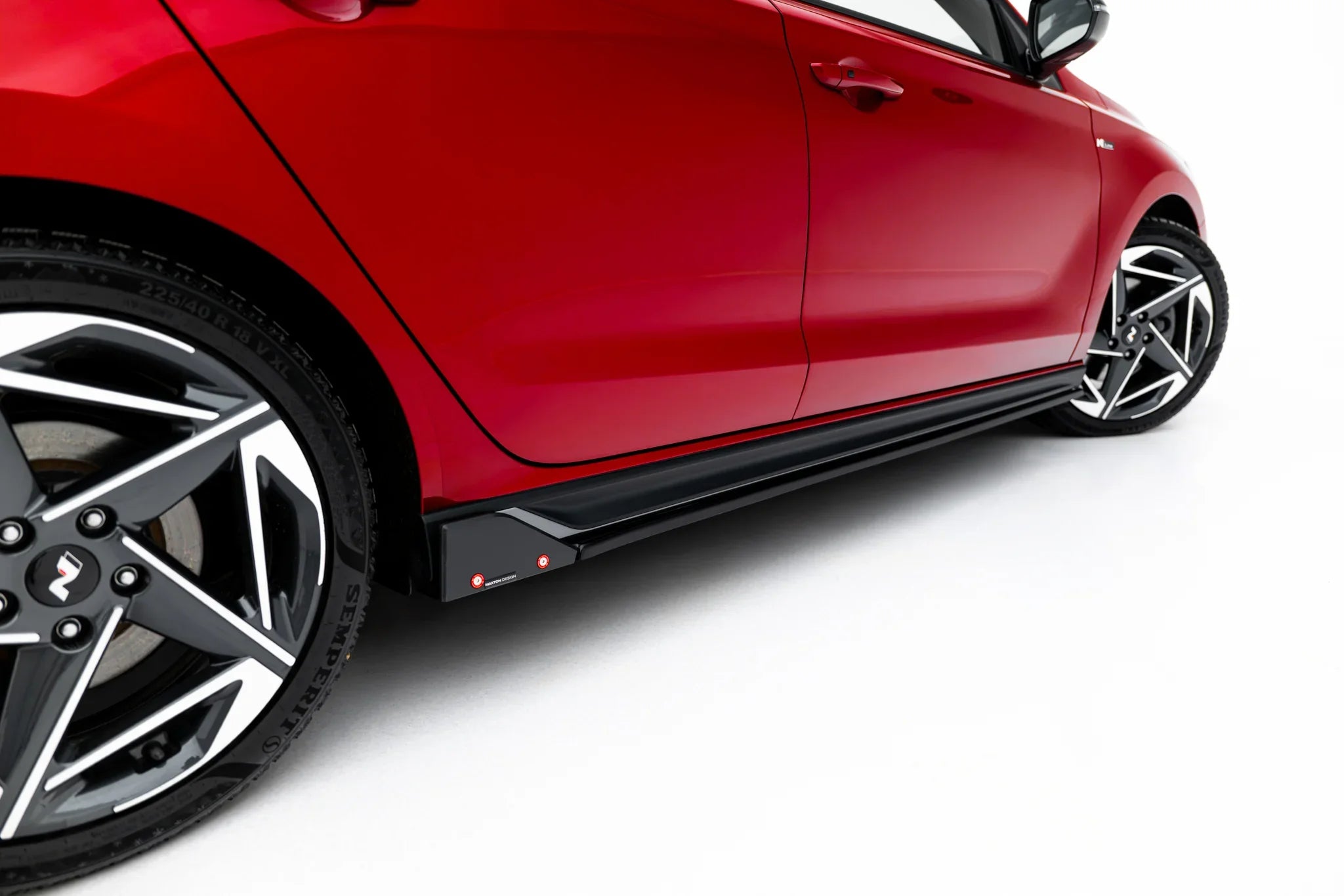 Maxton Design Difusores de taloneras laterales V.3 + Flaps para Hyundai I30 N / N-Line Wagon Mk3 Facelift - imagen 3