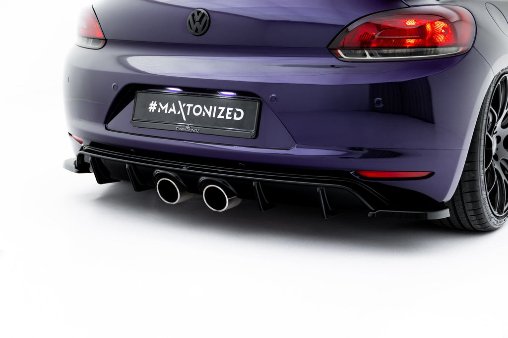 Maxton Design Difusor trasero V.2 para Volkswagen Scirocco Mk3 (R32 Exhaust) - imagen 2