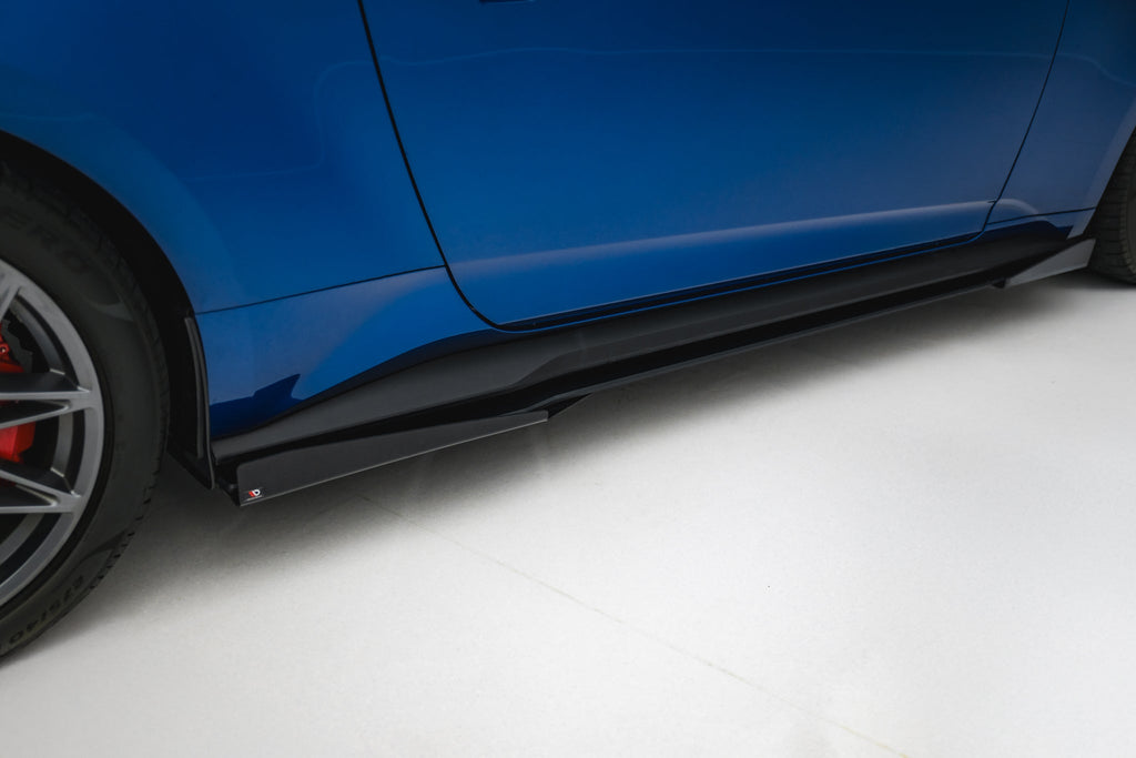 Maxton Design Street Pro Side Skirts Diffusers + Flaps para Ford Mustang GT Mk7 - imagen 1