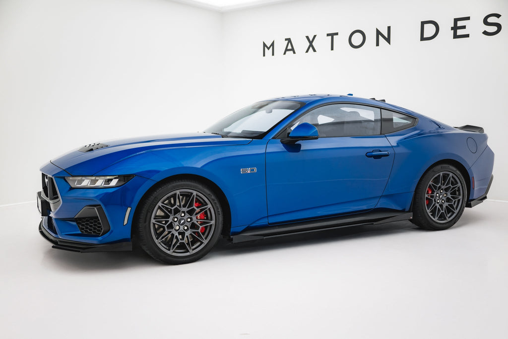 Maxton Design Street Pro Side Skirts Diffusers + Flaps para Ford Mustang GT Mk7 - imagen 2
