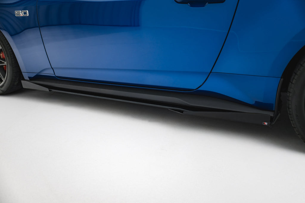Maxton Design Street Pro Side Skirts Diffusers + Flaps para Ford Mustang GT Mk7 - imagen 4