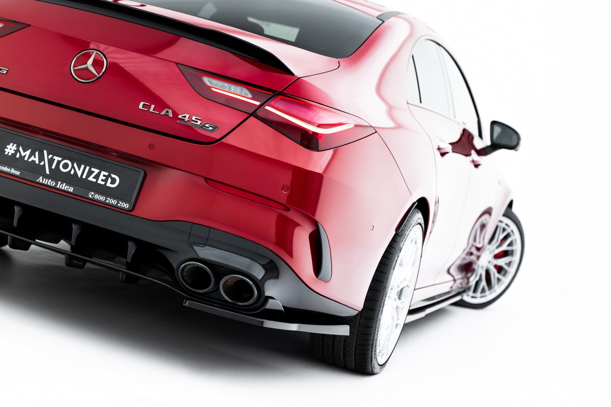 Maxton Design Splitters laterales traseros para Mercedes-AMG CLA 45 Aero C118 Facelift - imagen 1