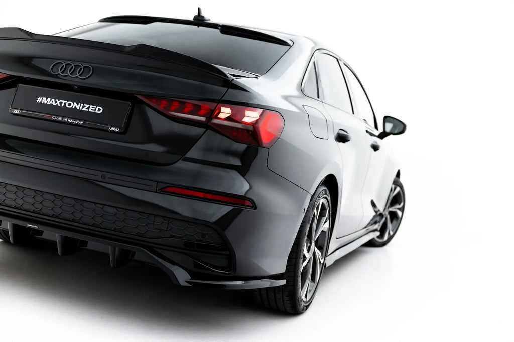 Maxton Design Splitter trasero (with vertical bars) para Audi A3 Sedan 8Y Facelift - imagen 2
