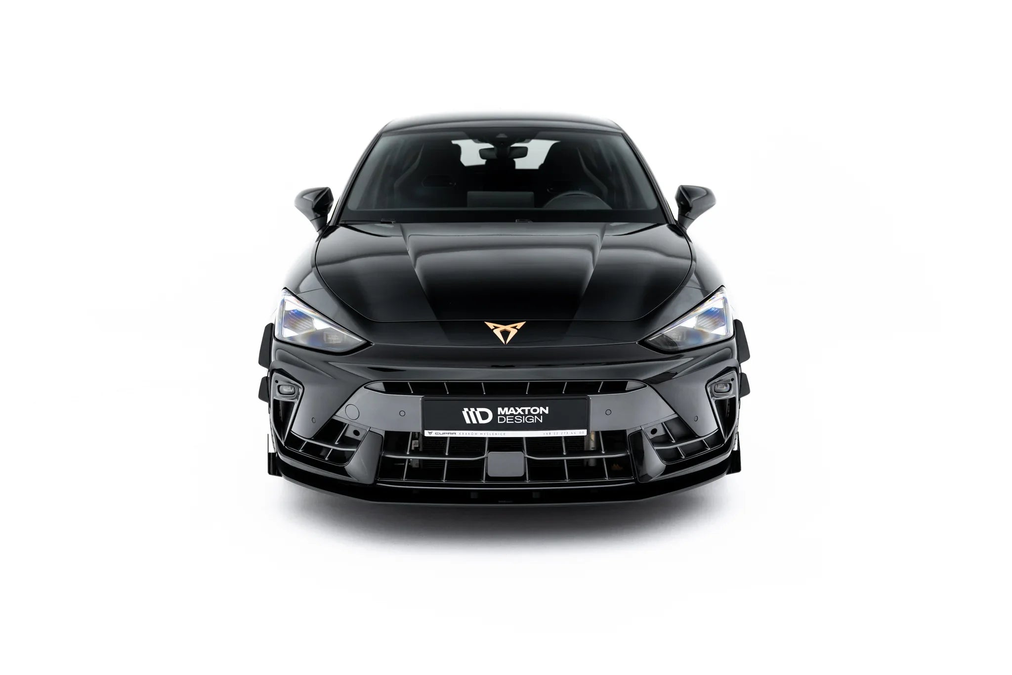 Maxton Design Street Pro Front Splitter + Flaps para Cupra Leon Hatchback Mk1 Facelift - imagen 2