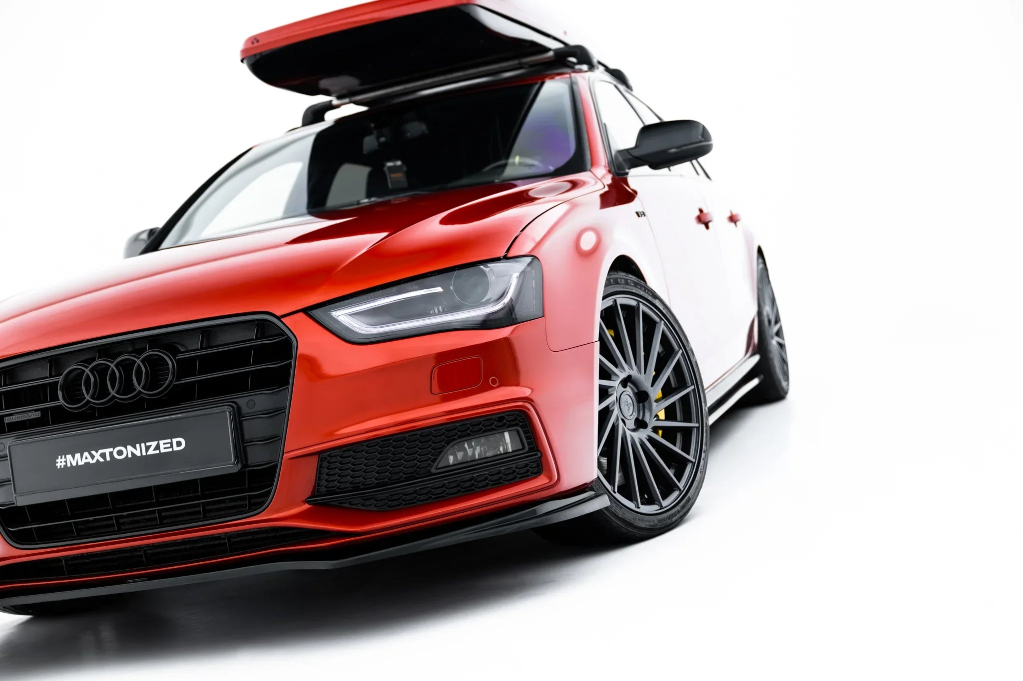 Maxton Design Splitter delantero V.4 para Audi A4 S-Line / S4 B8 Facelift - imagen 4