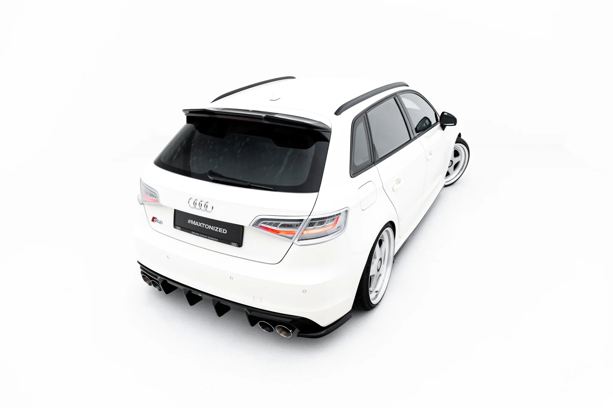 Maxton Design Extensión de alerón 3D para Audi S3 / A3 S-Line Sportback / Hatchback 8V - imagen 1