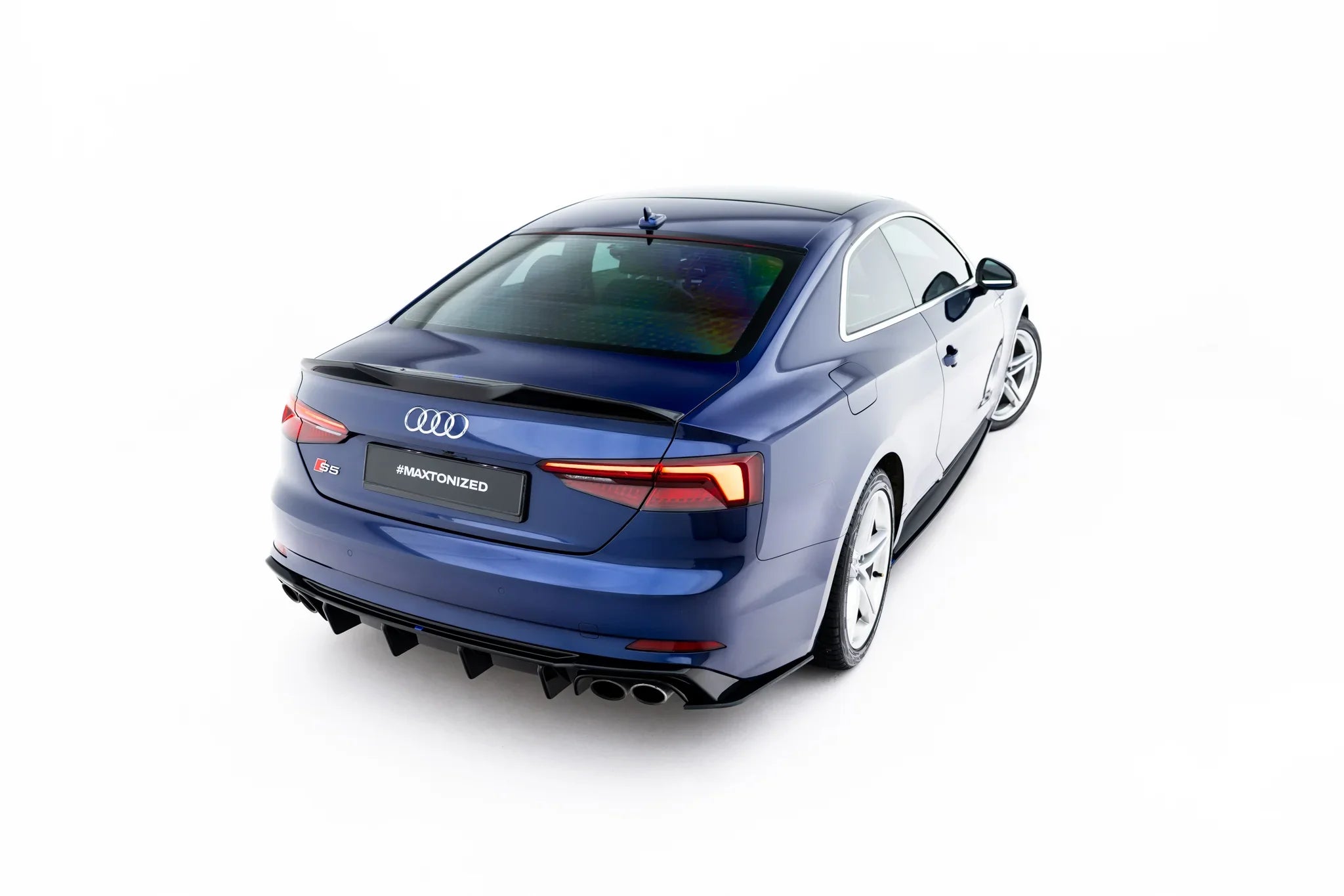 Maxton Design Extensión de alerón 3D para Audi S5 Coupe / A5 S-Line Coupe F5 Facelift - imagen 1