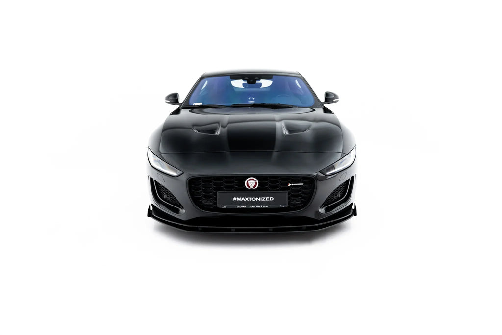 Maxton Design Street Pro Front Splitter + Flaps para Jaguar F-Type X152 Facelift 2 - imagen 2