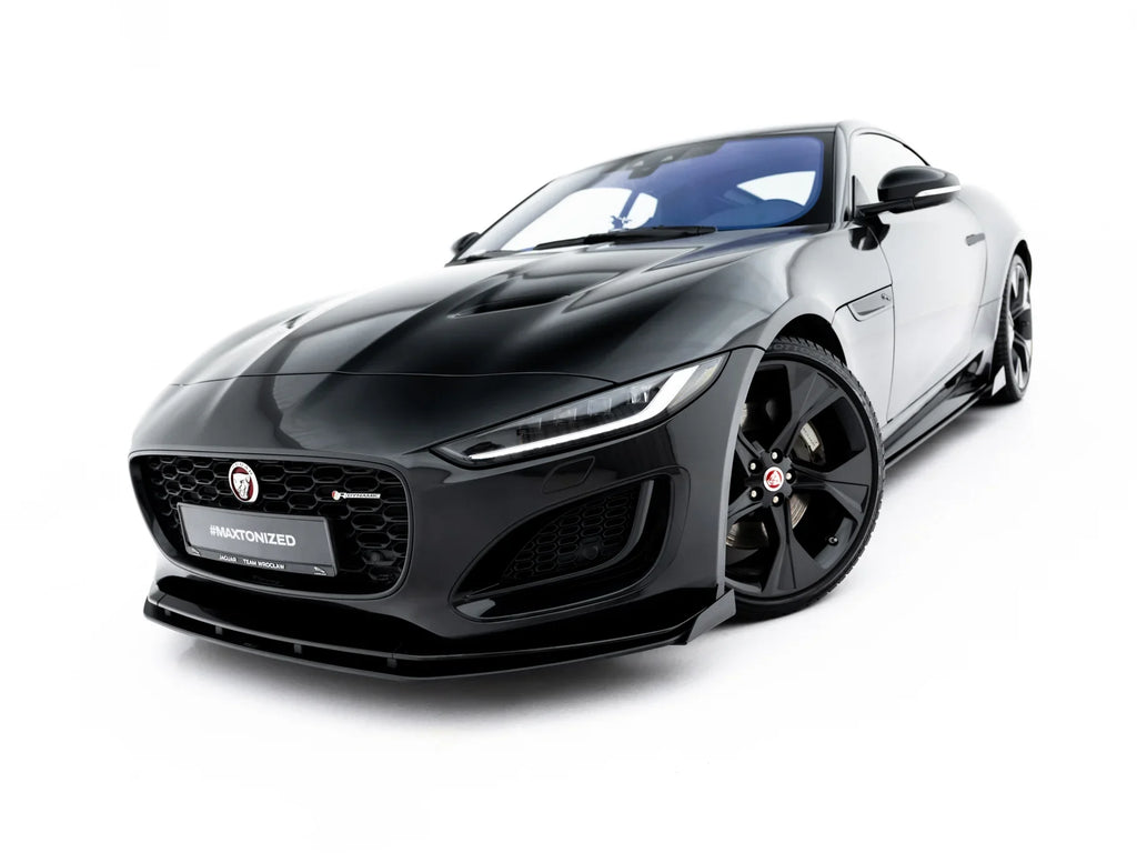 Maxton Design Street Pro Front Splitter + Flaps para Jaguar F-Type X152 Facelift 2 - imagen 1