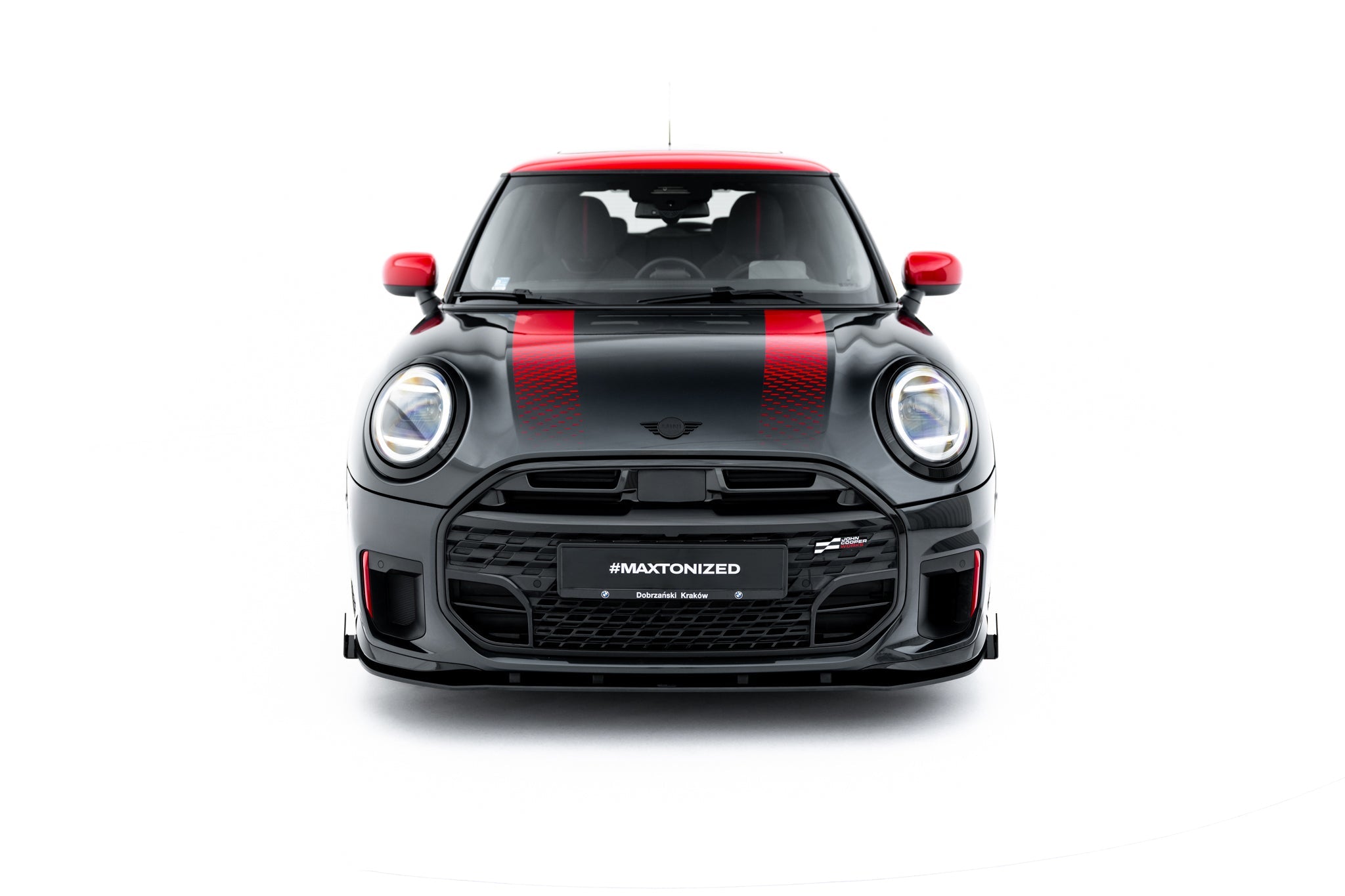 Maxton Design Street Pro Front Splitter + Flaps para Mini Cooper John Cooper Works F66 - imagen 2