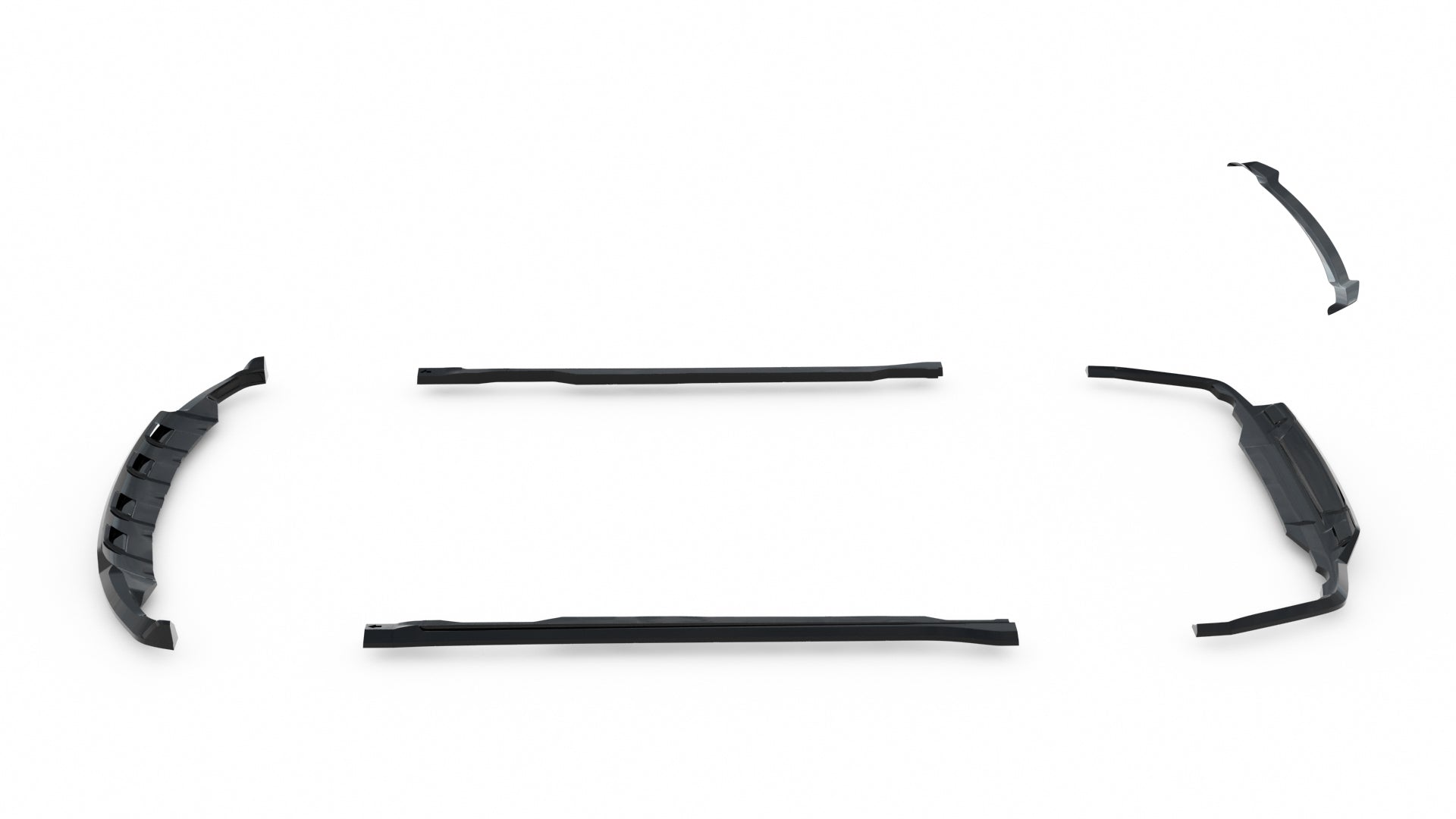 Maxton Design Set Of Splitters para Ford Explorer XLT Mk6 - imagen 14