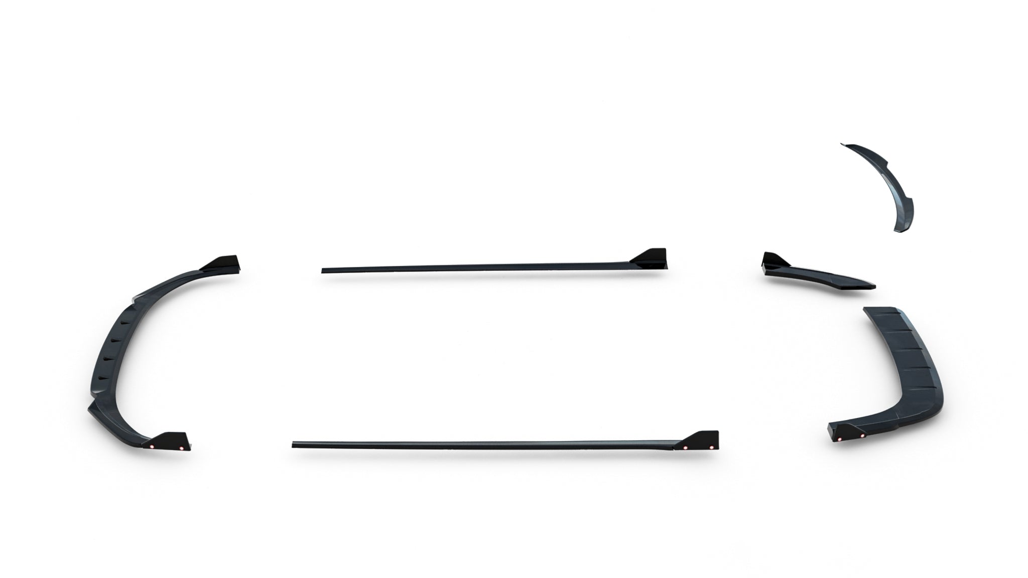 Maxton Design Set of Splitters V.1 para Hyundai I30 N-Line Wagon Mk3 Facelift - imagen 14