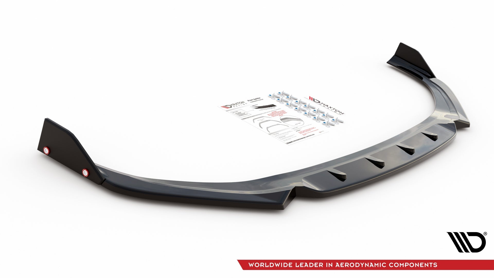 Maxton Design Splitter delantero V.1 + Flaps para Hyundai I30 N / I30 N-Line Hatchback/Fastback Mk3 Facelift - imagen 4