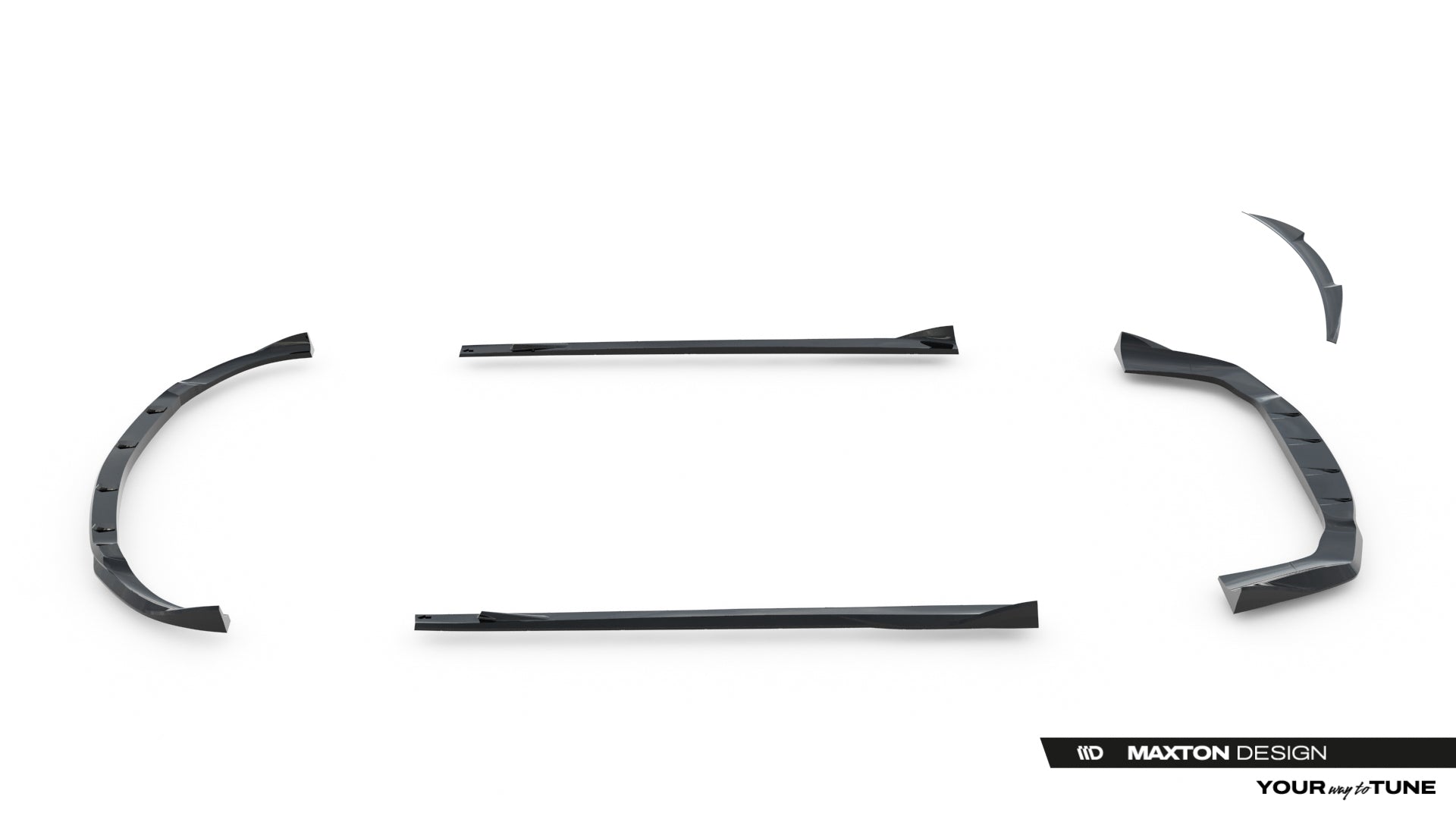 Maxton Design Set Of Splitters V.2 para Mercedes-AMG GT 63 / 55 / 63 S E Performance C192 - imagen 18