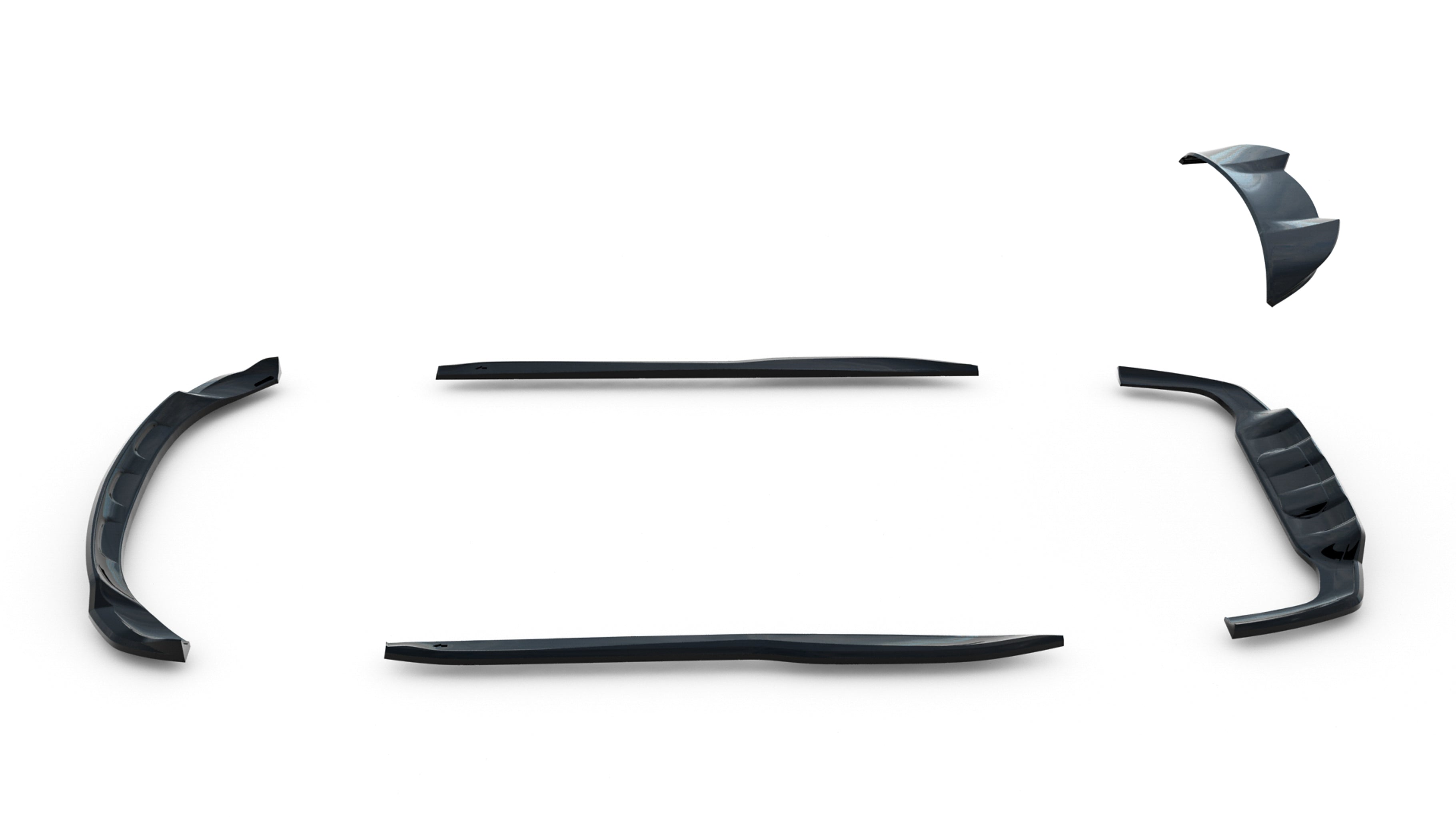 Maxton Design Set Of Splitters para Mercedes-Benz GLC AMG-Line X254 - imagen 17