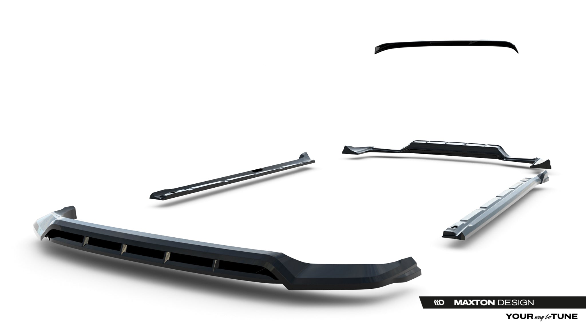 Maxton Design Set of Splitters para Porsche Cayenne SUV Mk3 Facelift - imagen 18