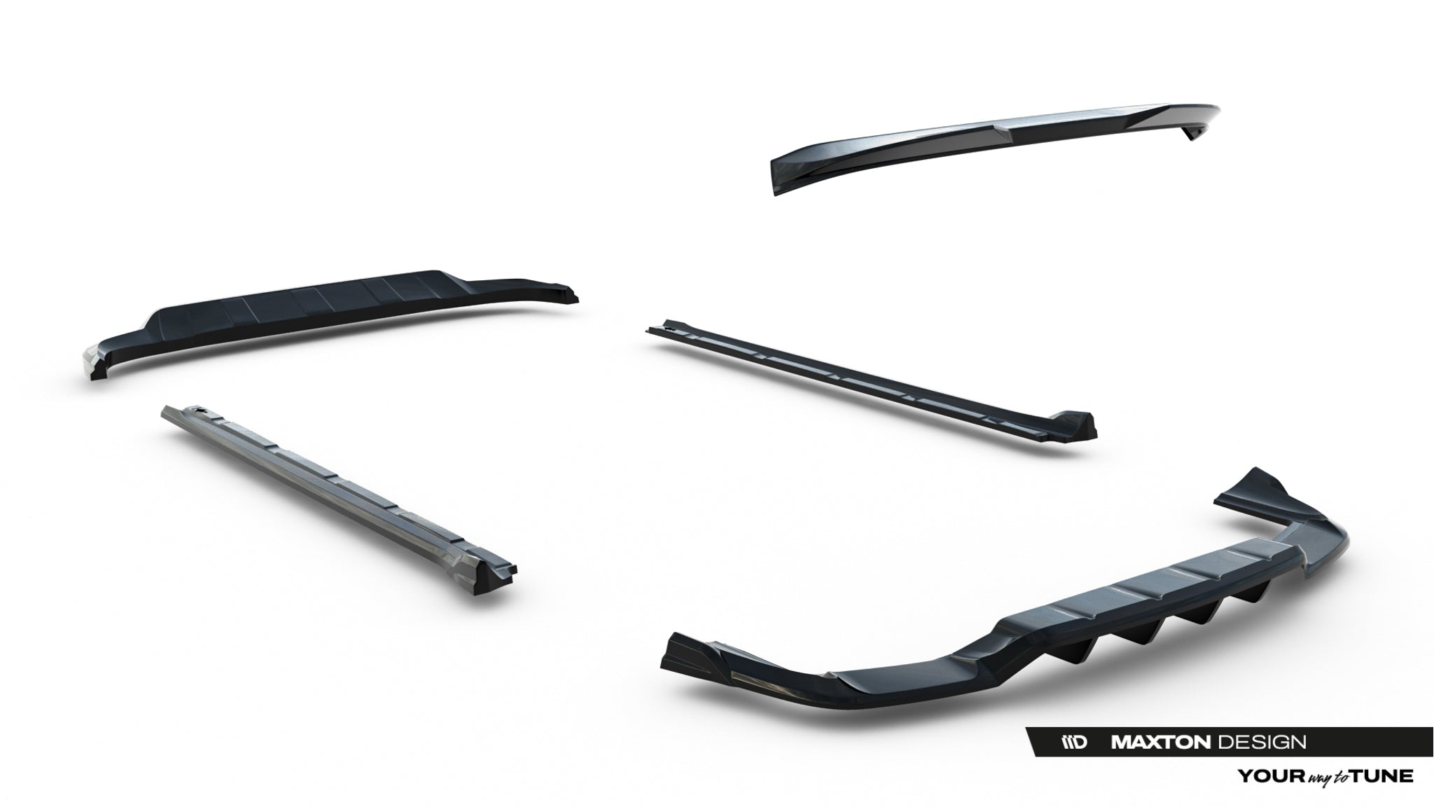 Maxton Design Set of Splitters para Porsche Cayenne SUV Mk3 Facelift - imagen 20