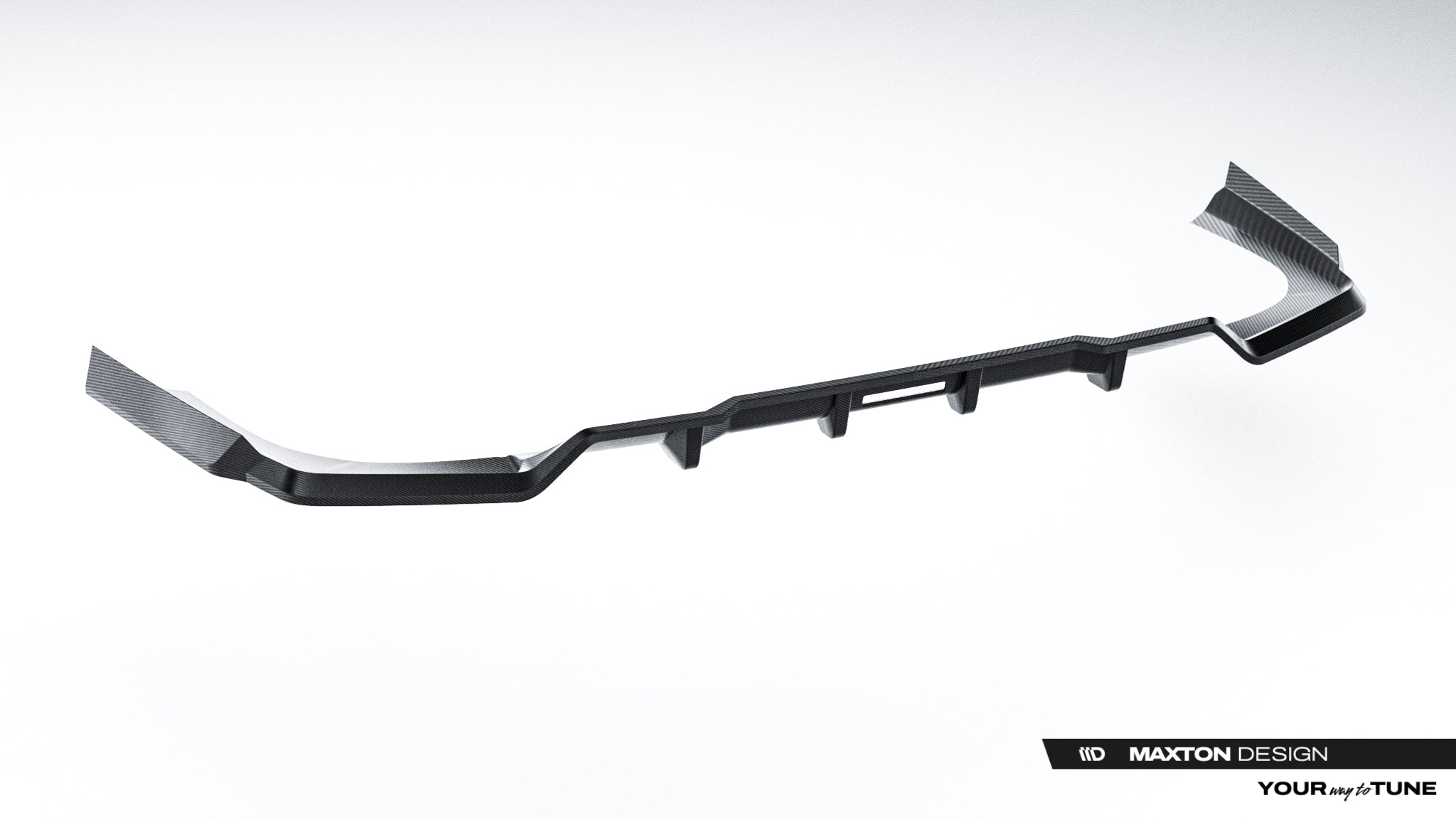 Maxton Design Splitter trasero de fibra de carbono pre-preg (with vertical bars) para BMW 7 M-Pack G70 - imagen 7