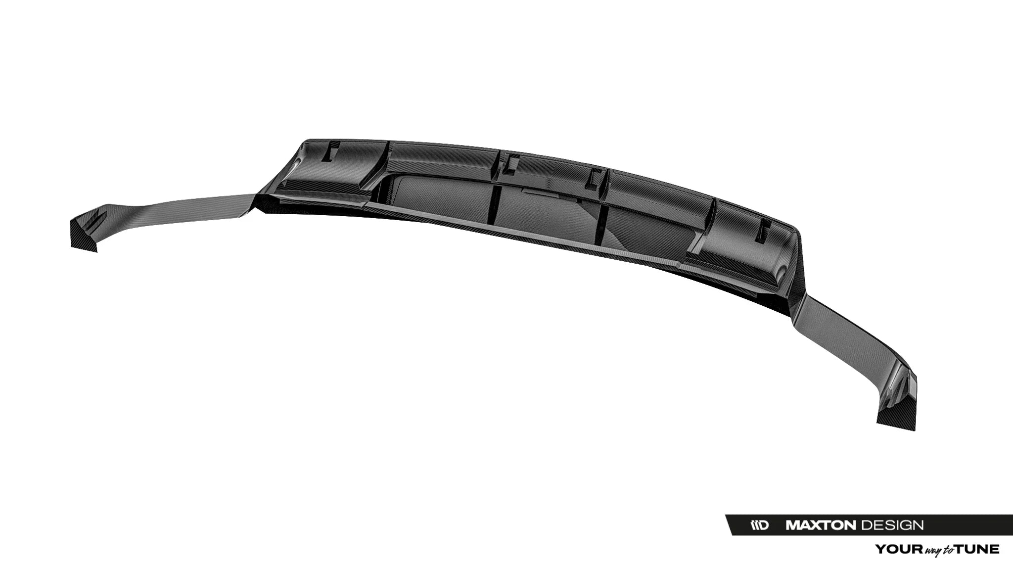 Maxton Design Splitter trasero de fibra de carbono pre-preg (with vertical bars) para Lamborghini Urus Mk 1 - imagen 9