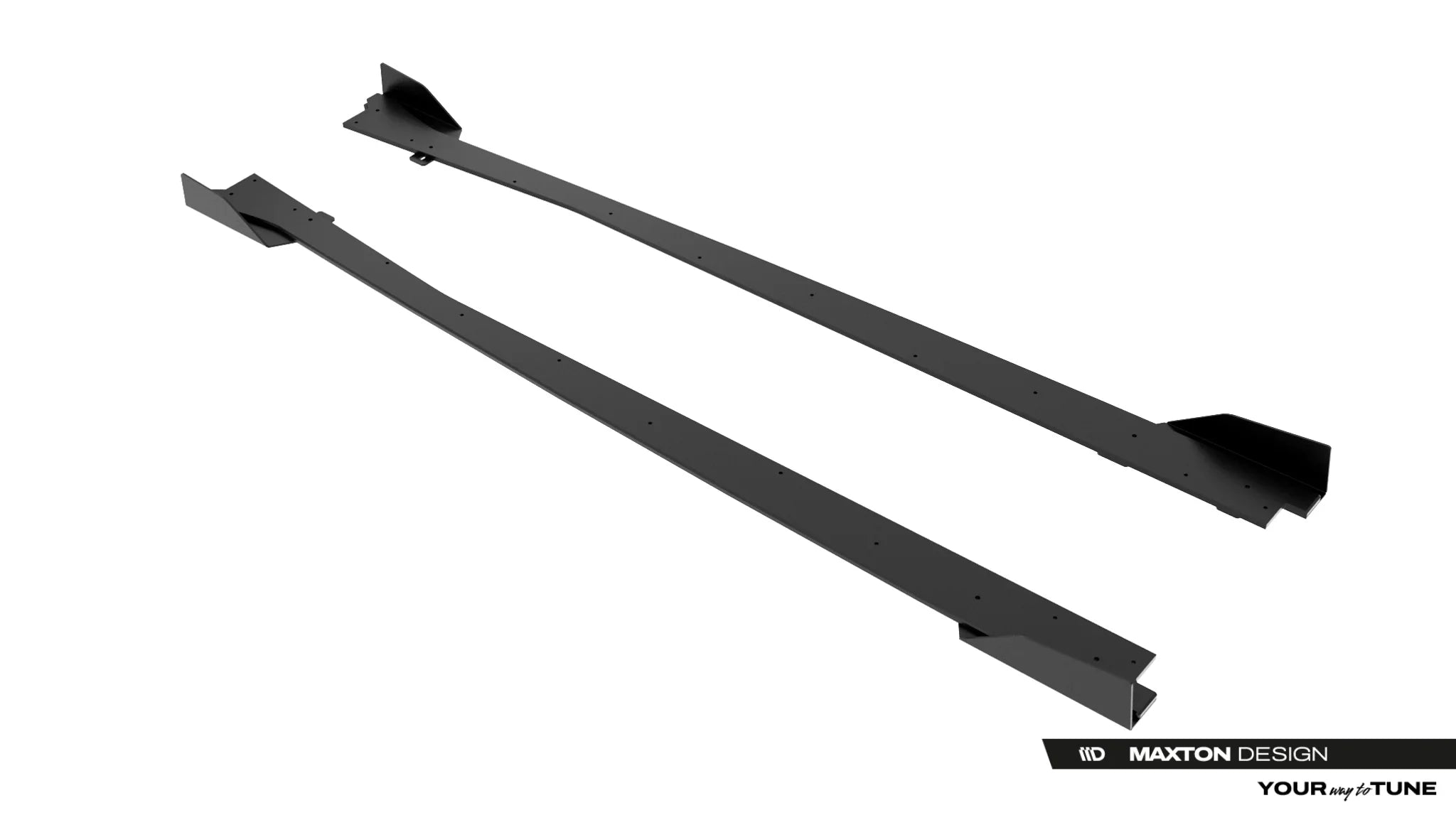 Maxton Design Street Pro Side Skirts Diffusers + Flaps para Jaguar F-Type X152 Facelift 2 - imagen 6